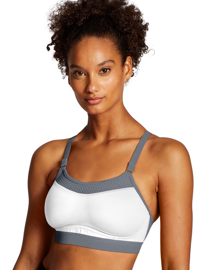 Champion Womens Sports Bra NZ - The Show-Off White ( 3452-ALOWF )